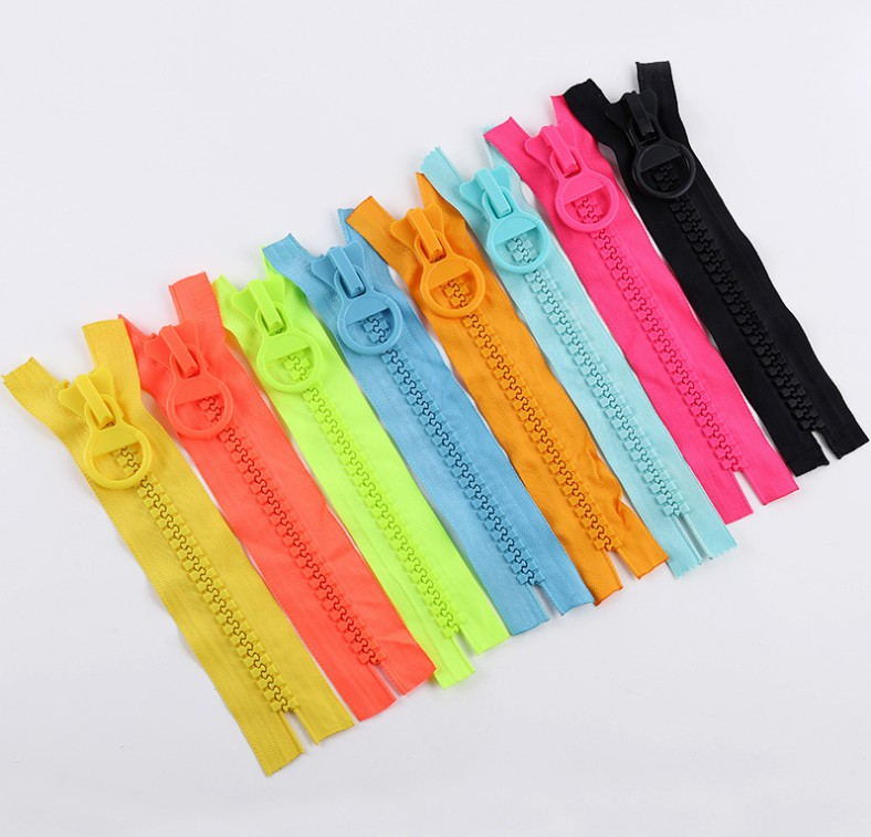 20# Derlin Zipper Plastic Zipper Resin Zipper with Ring-Shape Slider for Jackets Bags Hardware