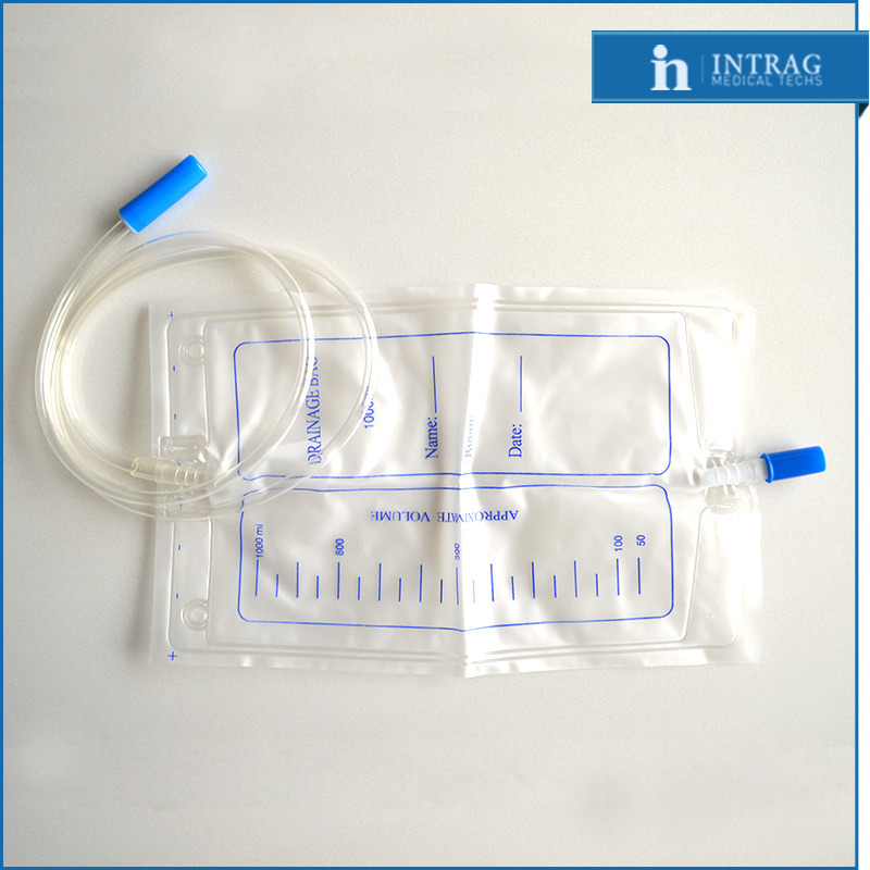 Medical Urine Drainage Bag with Cross Valve