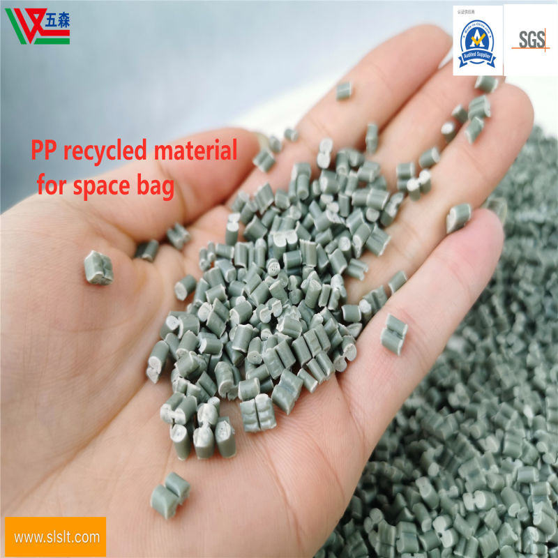 Quality Assurance PP Recycled Material Woven Bag Recycled Material Light Grey Woven Bag, Nylon Bag PP Recycled Material
