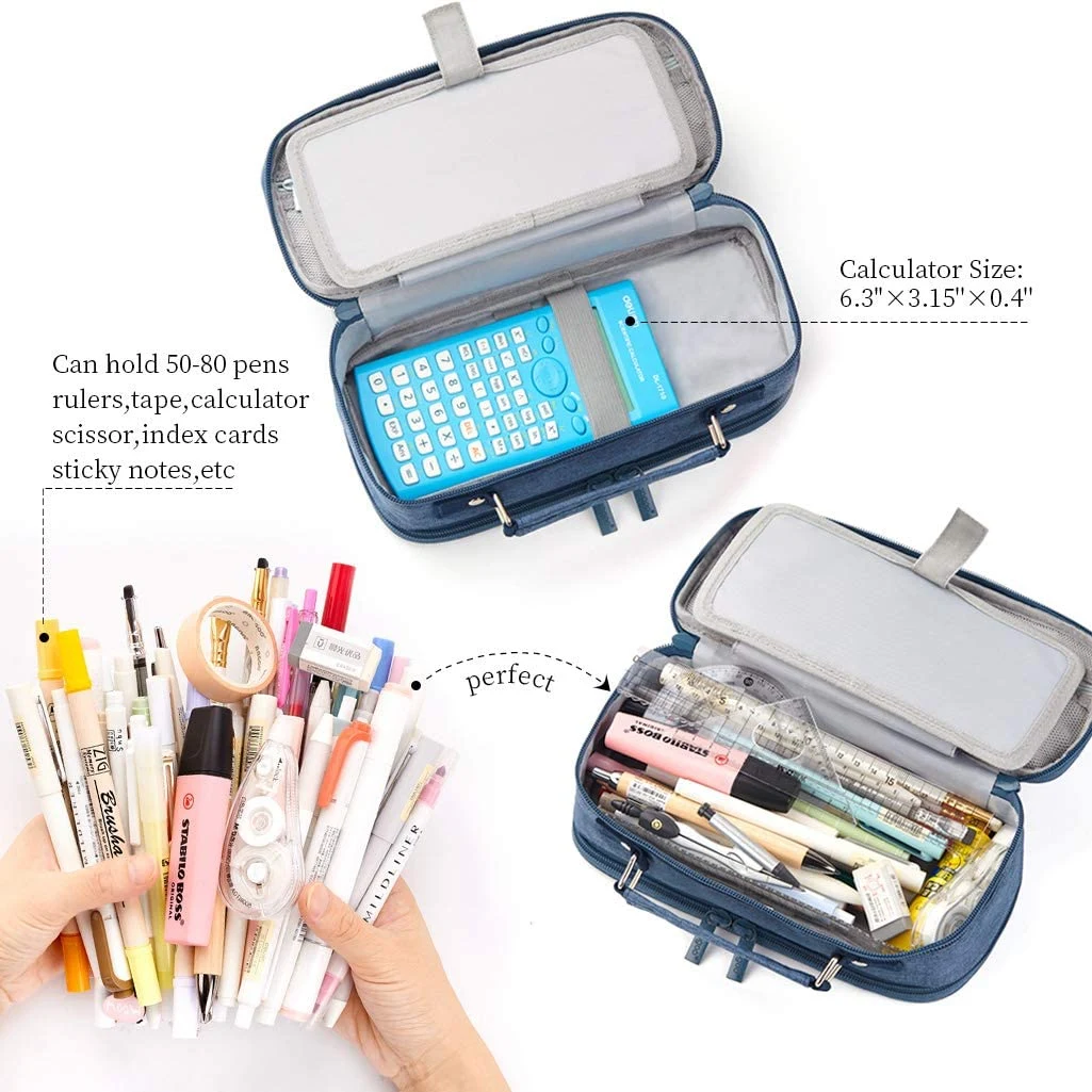 Creative Plush Biscuits Pencil Case Cute Pen Bag Pencil Box Stationery Pouch