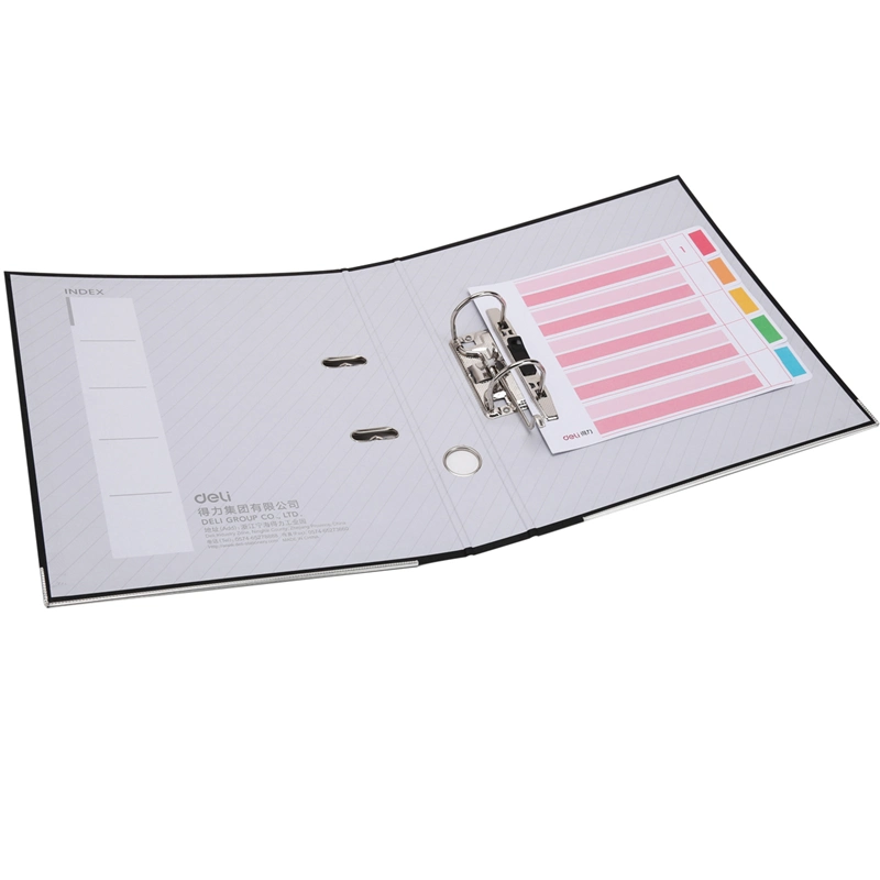 Office Supplies Business Stationery A4 FC Organizer Box Document Paper File Folder with PVC Metal Clip