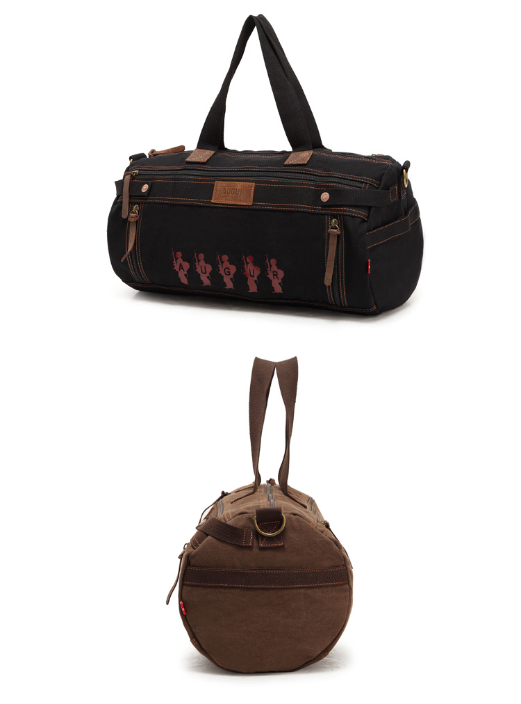 Heavy Canvas Fabric Duffel Travel Bag of Logo (RS-H960)