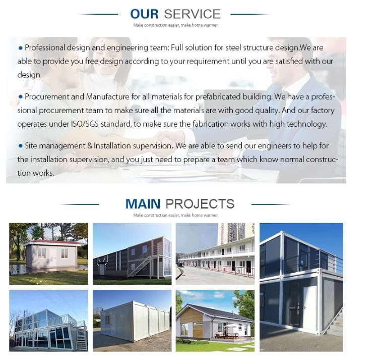 20FT Costomized Design Container Modular House for Living