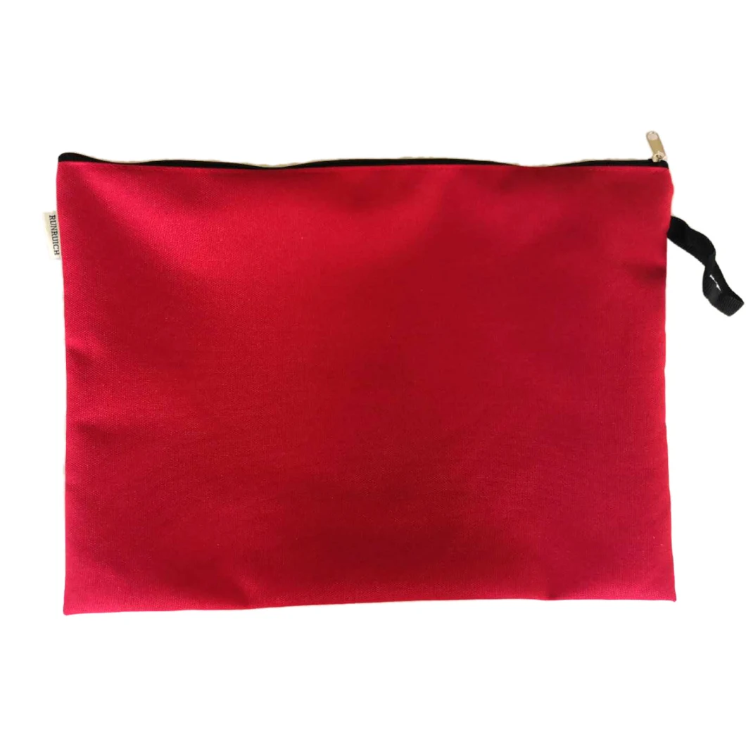 A4 Size Big Capacity Moisture Resistant File Folder Bag with Smooth Zipper Strong Durable Organizer