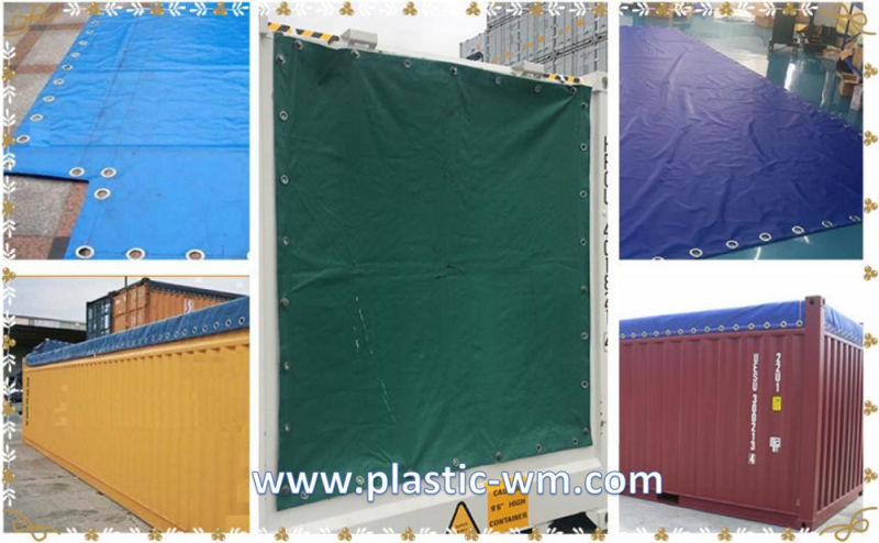 20FT&40FT Blue Color Top Container Tarp Top Container Tarpaulin