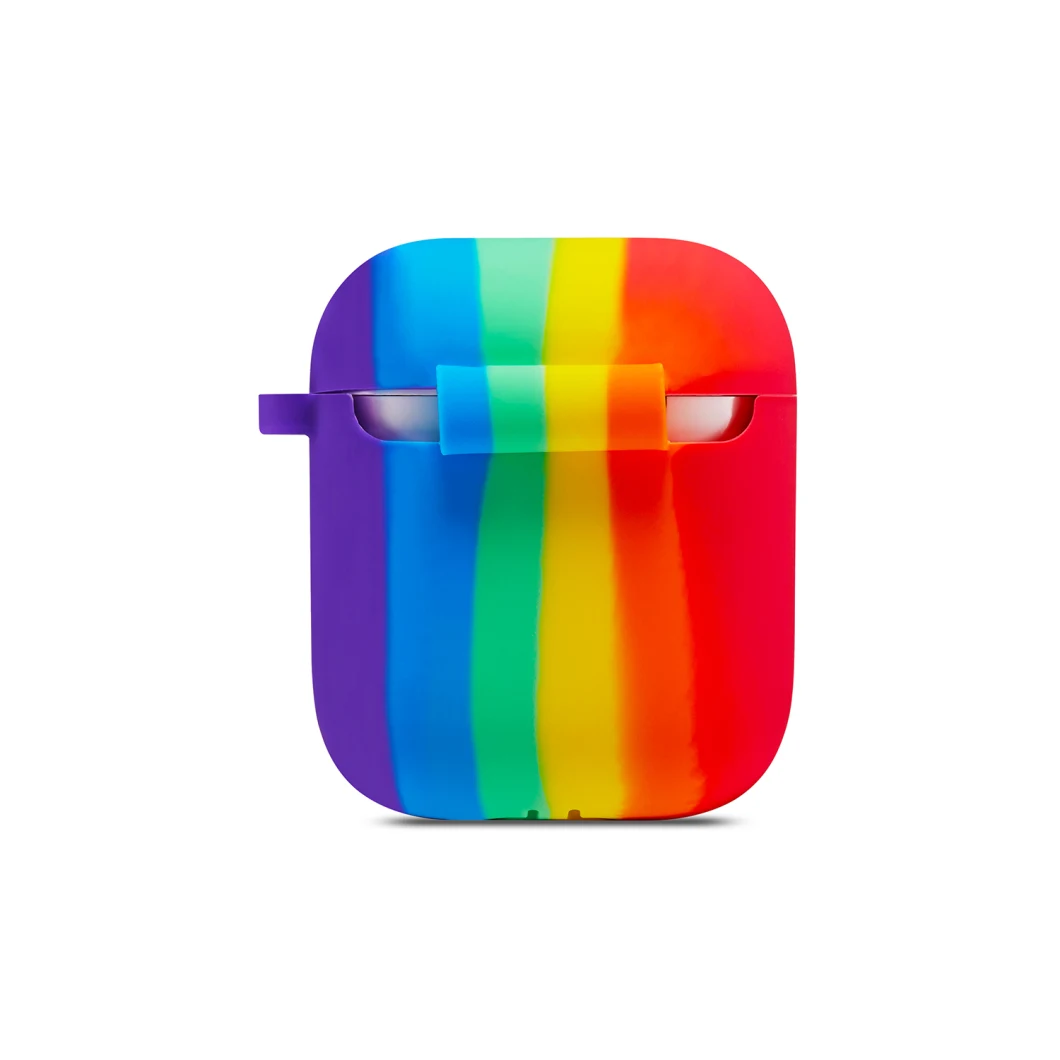 Rainbow Color Designer for Wireless Earphone Protective Case Custom for Airpod PRO Silicon Case