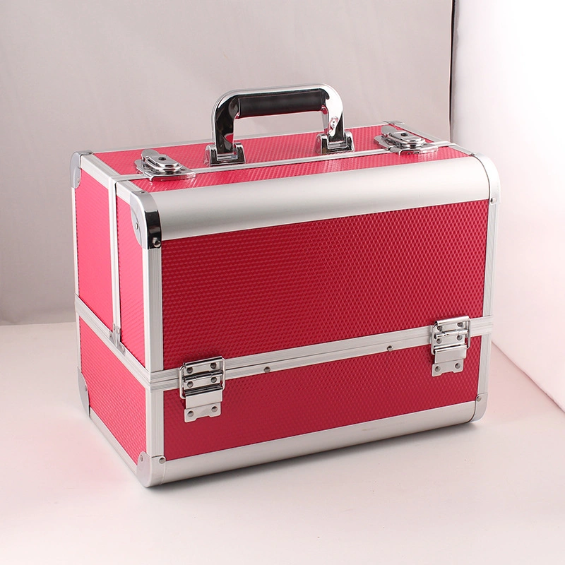 Logo Print Durable Portable Cosmetic Case/ Professional Beauty Case/ Cosmetic Storage Box