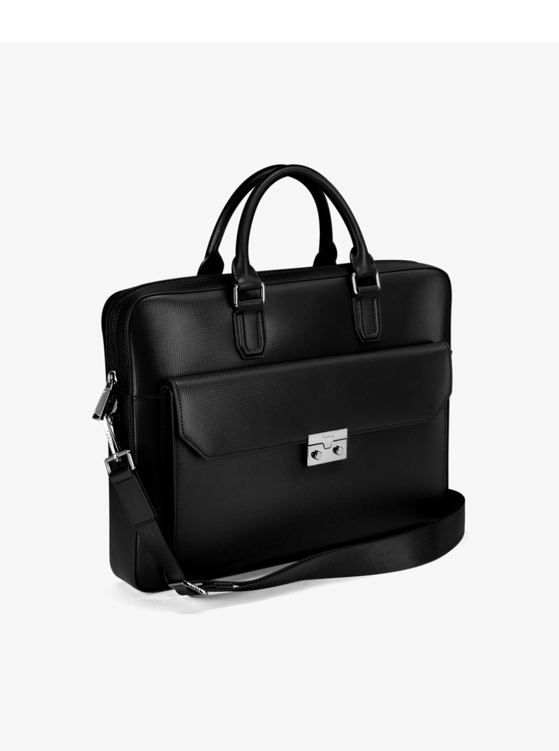 Saffiano PU Leather Business Laptop Bag Men Office Briefcase Business Bag