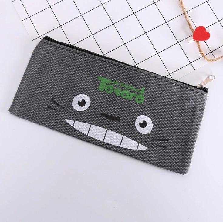 Cartoon Pencil Case Cute Student Stationery Oxford Canvas Pencil Bag Storage Pencil Bag