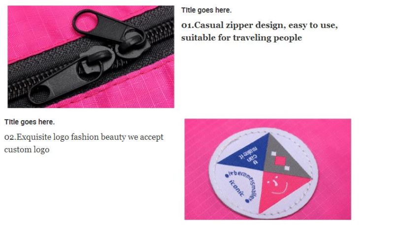Women Handbag Casual Large Shopping Bag Lady Foldable Nylon Handbag