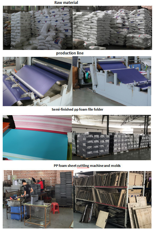 PP Foam Cover Expanding File with Cloth Edge and Handle
