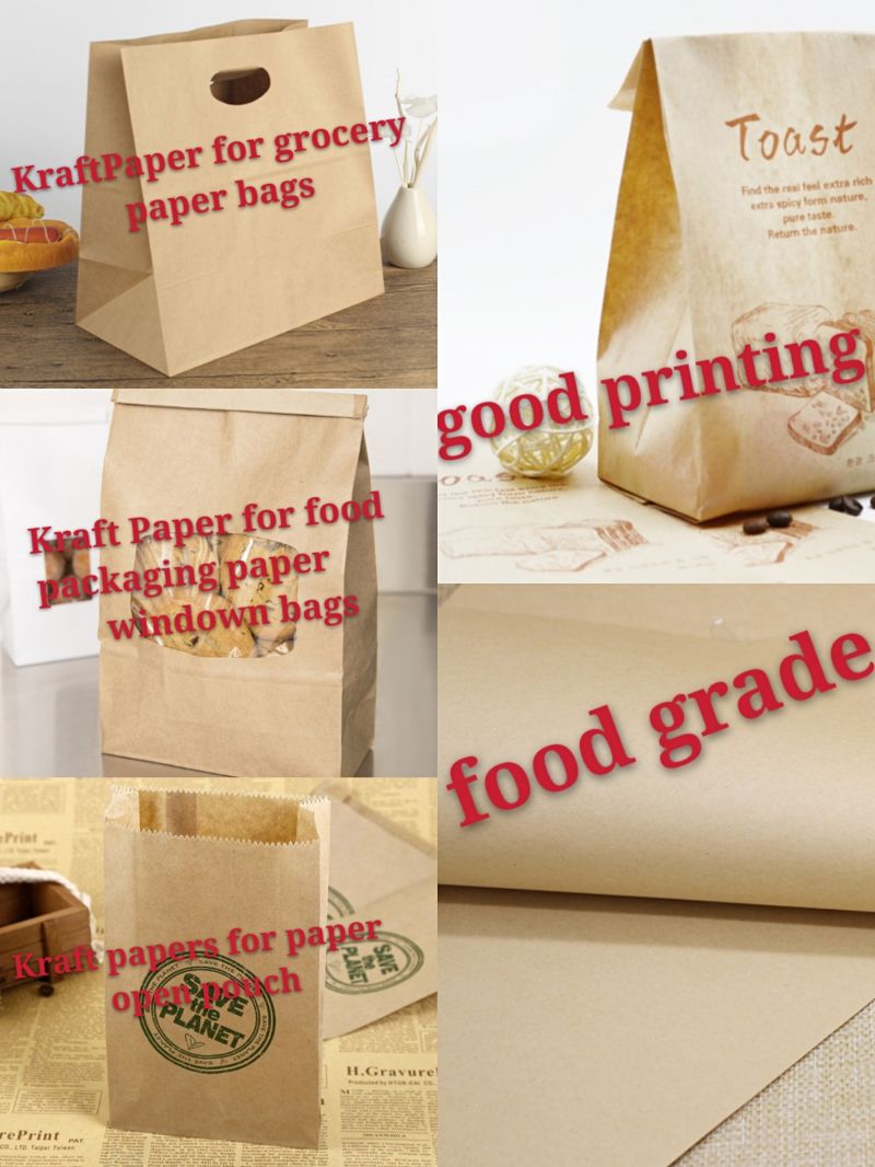 70GSM Unbleached Recycled Brown Kraft Paper for Paper Envelopes