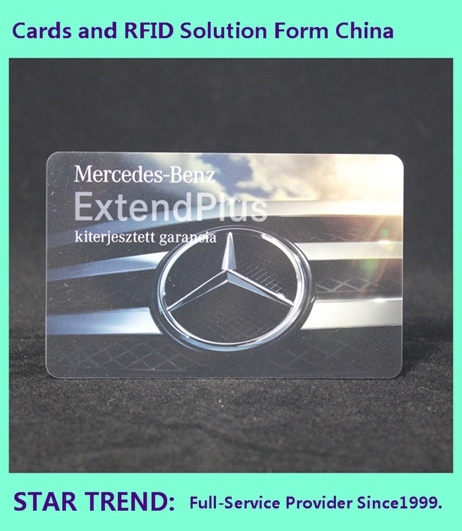 Platinum Card with Hot Stamp for Business VIP