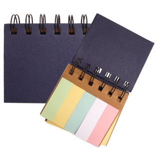 Portable Eco-Friendly Mini Hard Cover Sticky Notepad for Promotion Gift