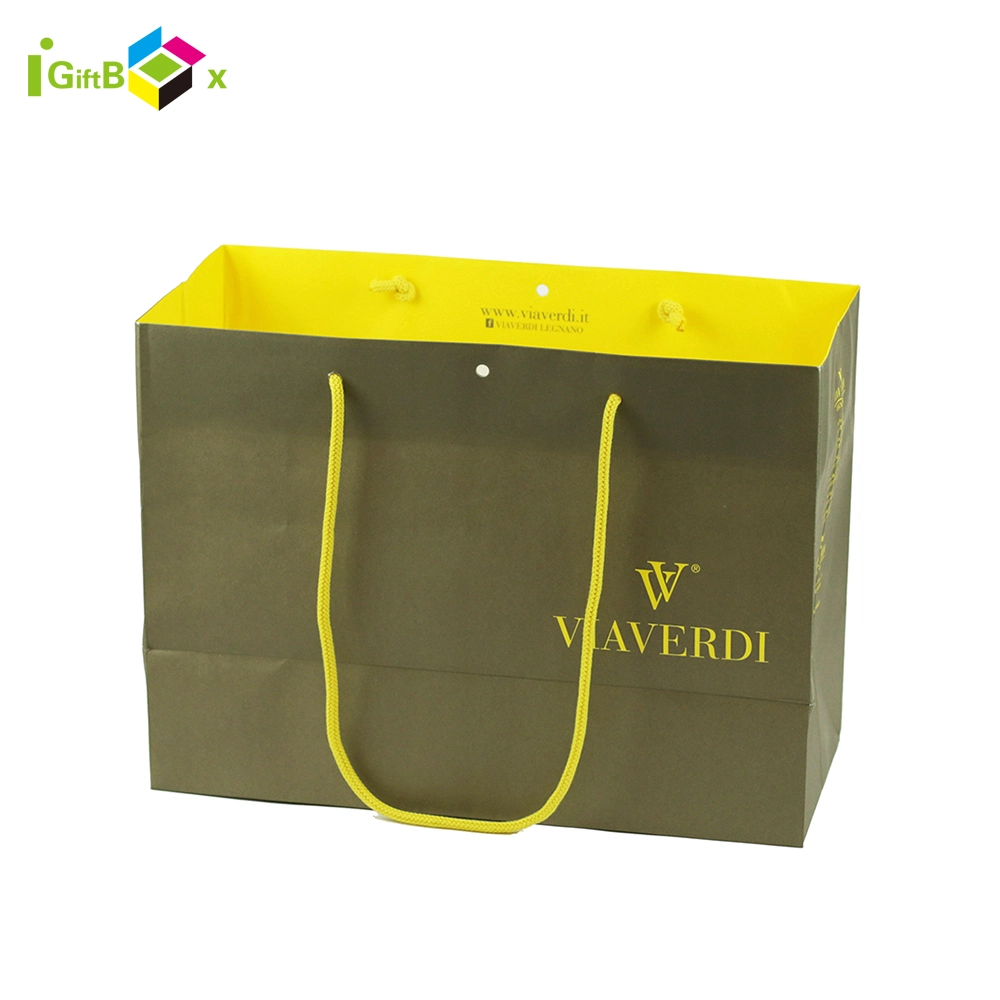 High Grade Craft Shopping Apparel Packaging Custom Gift Bags