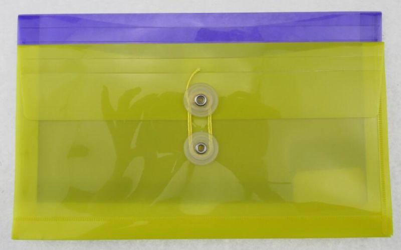 Transparent File Bag with Elastic Strap (F-A030)