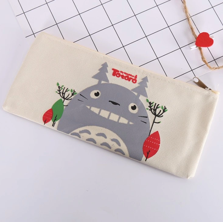 Cartoon Pencil Case Cute Student Stationery Oxford Canvas Pencil Bag Storage Pencil Bag