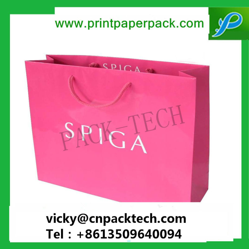 Custom Print Bags Bespoke High Quality Packaging Bags Retail Paper Packaging Gift Packaging Paper Bag Cosmetic Paper Bag