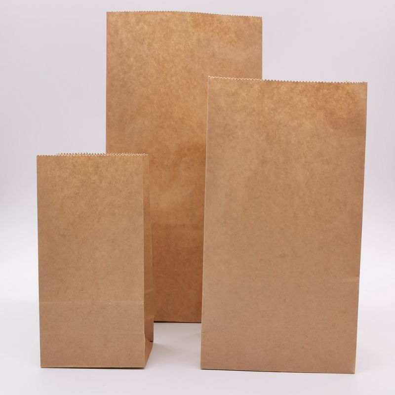 Hamburger Packaging Paper Bag Food Packing Customized Paper Bag