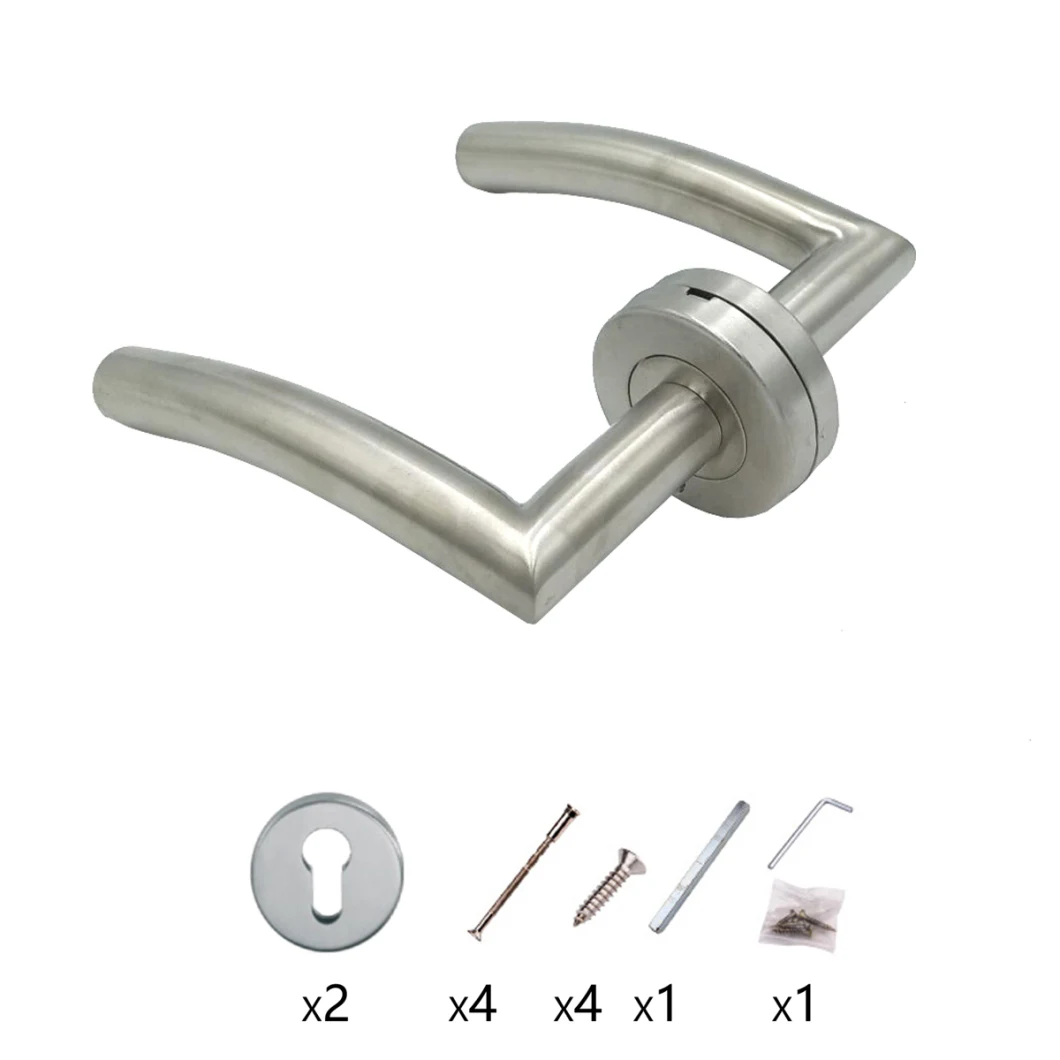 Arch Shape Stainless Steel Tube Door Lever Handle