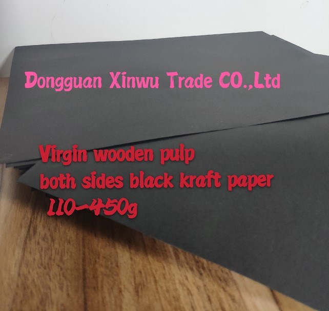 Matte Uncoated Black Kraft Paper for Business Cards Manufacturer