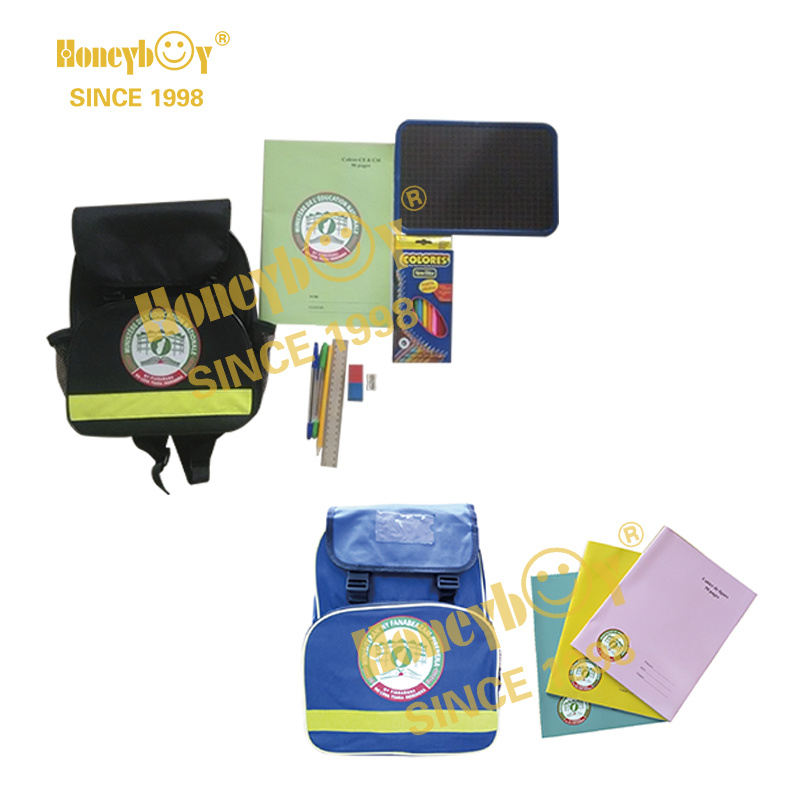 School Bag and Stationery Kits Back to School Bag Sets with Stationery Tender Order for Bags Notebboks