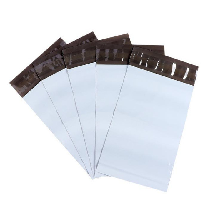 Accept Custom Order White Shipping Label Envelopes Courier Bag for Clothing Packaging