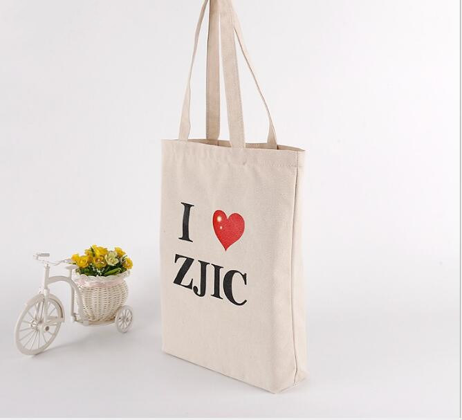 Wholesale Custom Green Canvas Bag Advertising Shopping Cotton Bag Creative Blank Spot Tote Bag Custom
