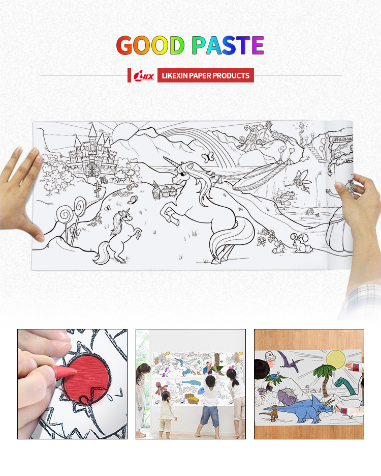 Modern Design 80GSM Watercolor Children Drawing Papers