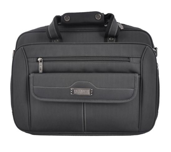 Briefcase Quality Nylon Attache Case for Men Business 15.6' Black Laptop Bags Lawyer Briefcase Waterproof Briefcase Maletin