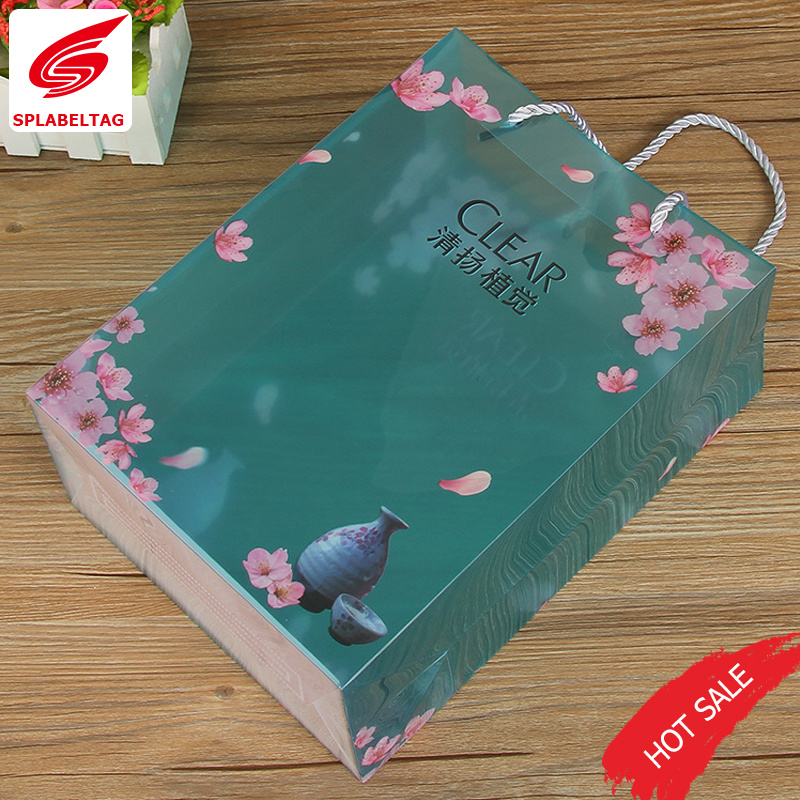 Customized PP Plastic Environmental Protection Carrier Bag/Cosmetics Clothing Carrier Bag