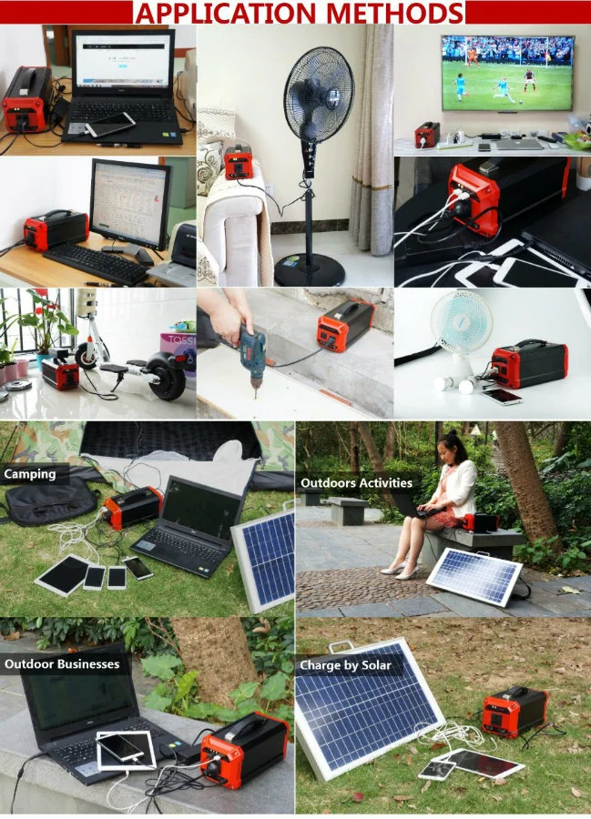 Solar Power Bank with Solar Panel and Charger