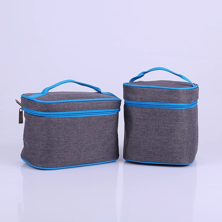 Oxford Material Cooler Bag Double Zipper Fruit Bag