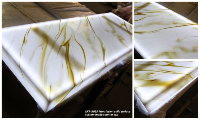 Dior Display Countertop Material Translucent Solid Surface Acrylic Sheets