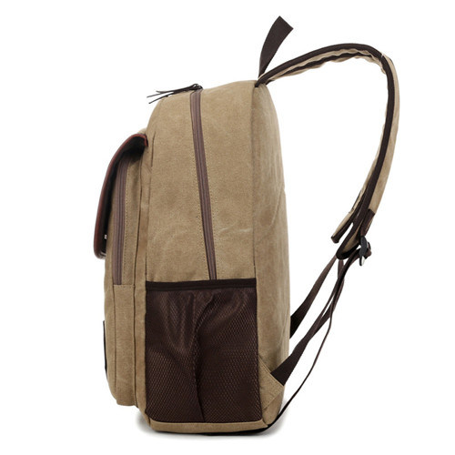 Distributor School Shoulder Zipper Bag Travel Canvas Leisure Backpack