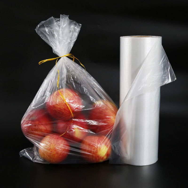 HDPE Flat Bag Supermarket Roll Bag Plastic Bag