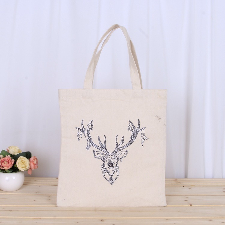 Customized Colorful Eco-Friendly Canvas Shopping Bag Linen Tote Bag with Customized Logo