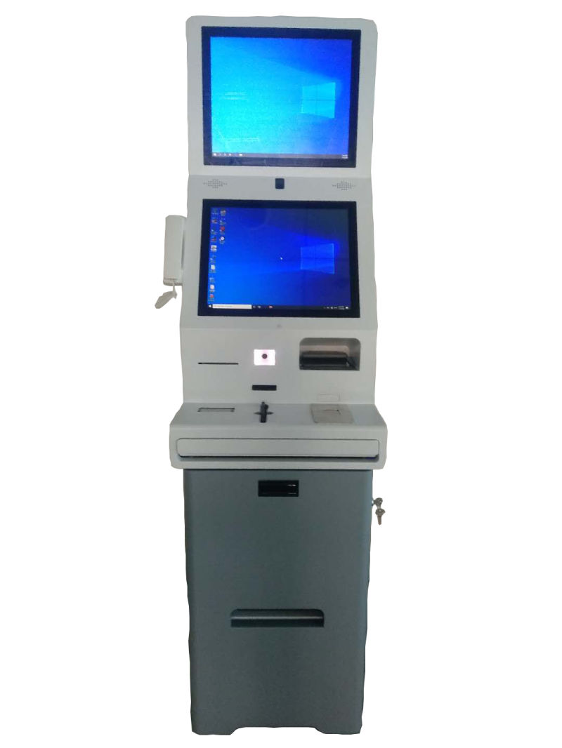 Smart Hotel Kiosk with Freely Checkin Checkout Passport Scanning