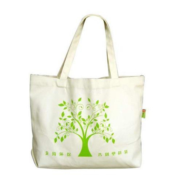 16oz Natural Printed Canvas Shopping Bag Promotional Tote Bag