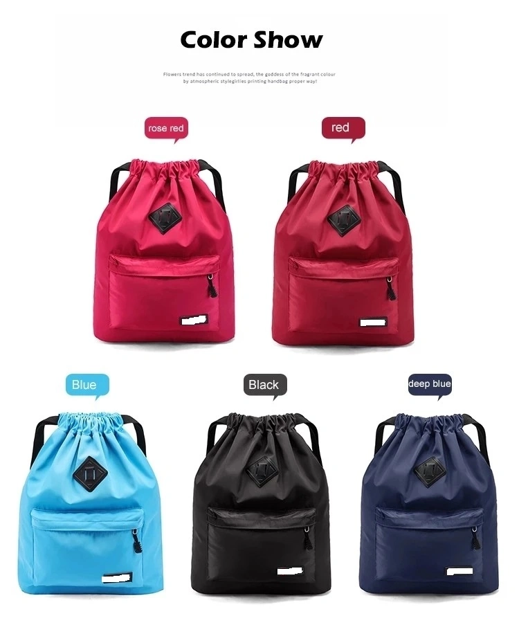 Wholesale Custom Logo Gym Drawstring Gift Bags Women Yoga Bag Backpacks