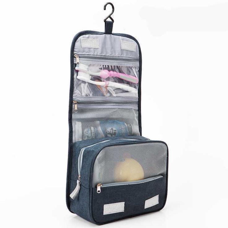 Travel Organizer Bathroom Storage Cosmetic Bag Hanging Toiletry Bag (ESG11740)