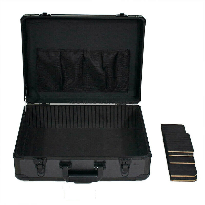 Aluminum Black Color Hard Case Toolbox Briefcase