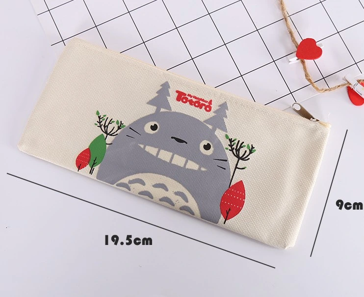 Cartoon Pencil Case Cute Student Stationery Oxford Canvas Pencil Bag Storage Pencil Bag