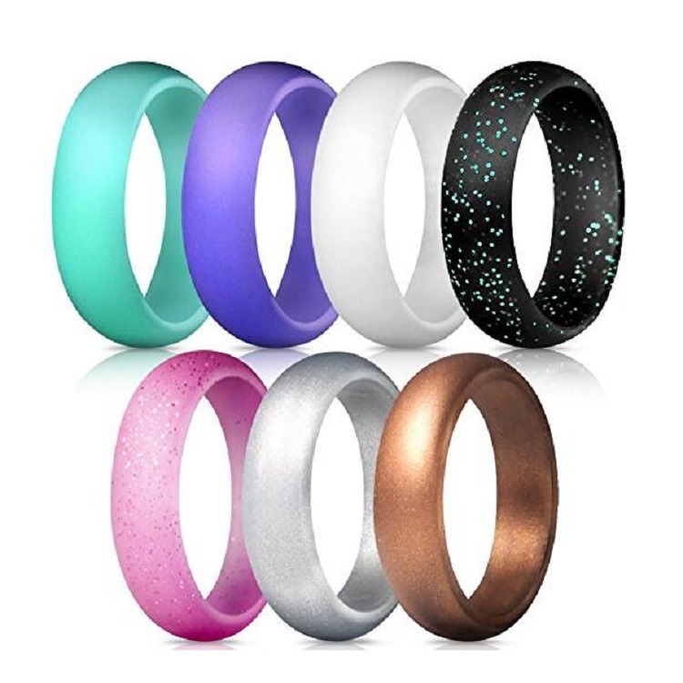 Men's Silicon Wedding Rings, Women's Silicone Finger Rings