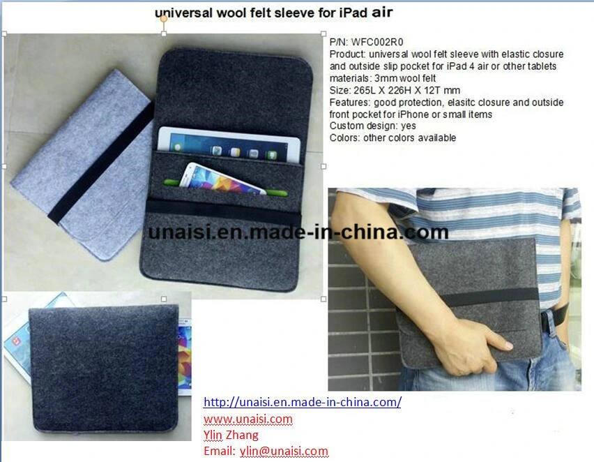 Custom Vertical and Horizontal Carrier Pouch Case Sleeve Tablet Bag