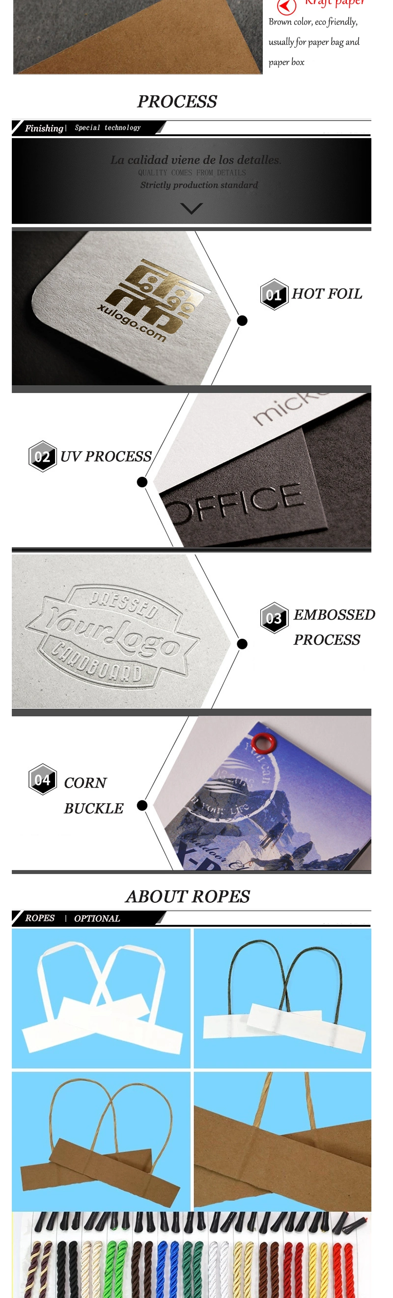 Custom Logo Printing Document Bag Business Files Storage Paper Bags