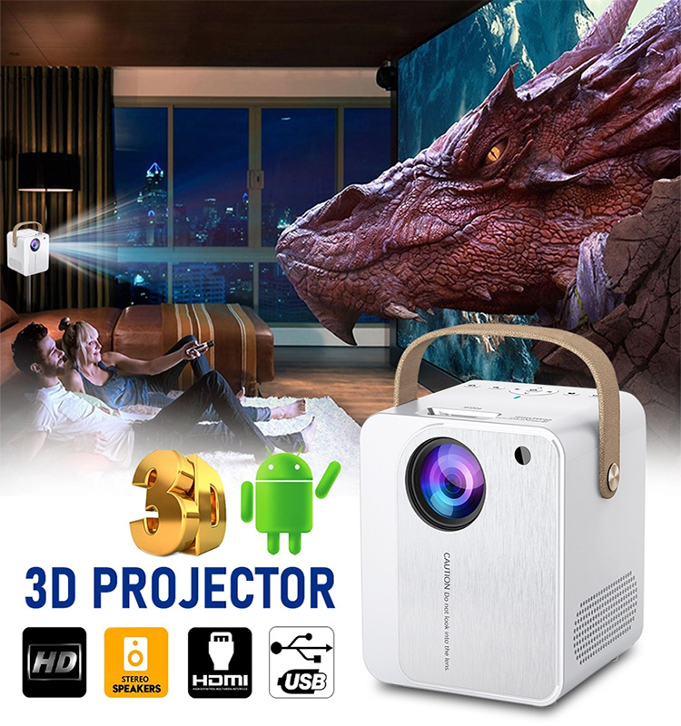 Cheap Full 3D HD Projector for Home School Education Support 1080P