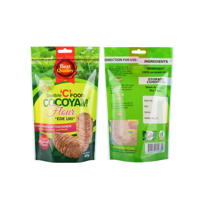 Heat Seal Zip Top Laminated Material Printed Zipper Zip Lock Ziplock Laminated Stand up Pouch Kraft Paper Flexible Plastic Packing Compostable Bag