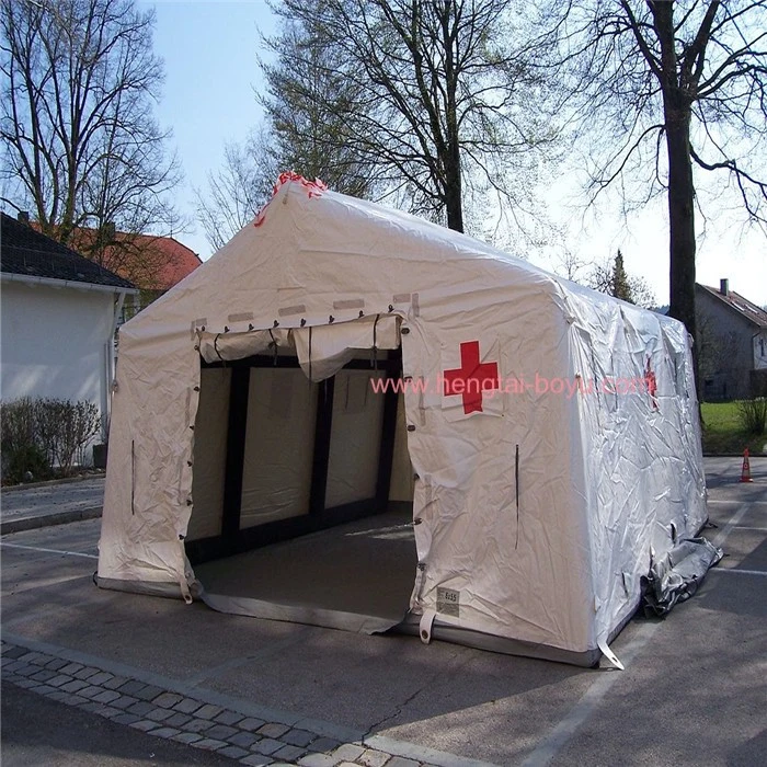 Area 5 Persons Water-Proof Canvas Relief Shelter Camping Army Canvas Roof Top Family Military Tent