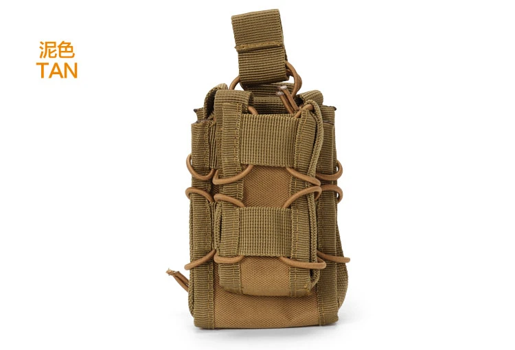 Tactical Double Decker Magazine Pouch Airsoft Mag Pouch Military Molle Modular Rifle Pistol Camouflage Magazine Pouch
